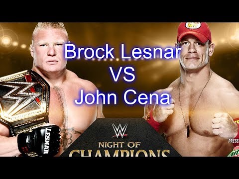 WWE John Cena Vs Brock Lesnar Night Of Champions 2014 Highlights