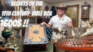 Secrets of a 17th century ship's Bible Box!!! 1600s