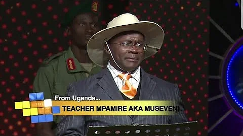 Teacher Mpamire acts Ugandan President in Nairobi (Kenya)