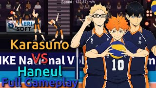 The Spike Volleyball - 3x3 - Karasuno Vs Haneul High School ! Full Gameplay ! The Spike Mobile