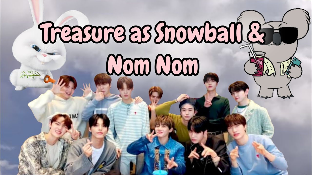 Treasure as Snowball and Nom Nom 🐰🐨💙