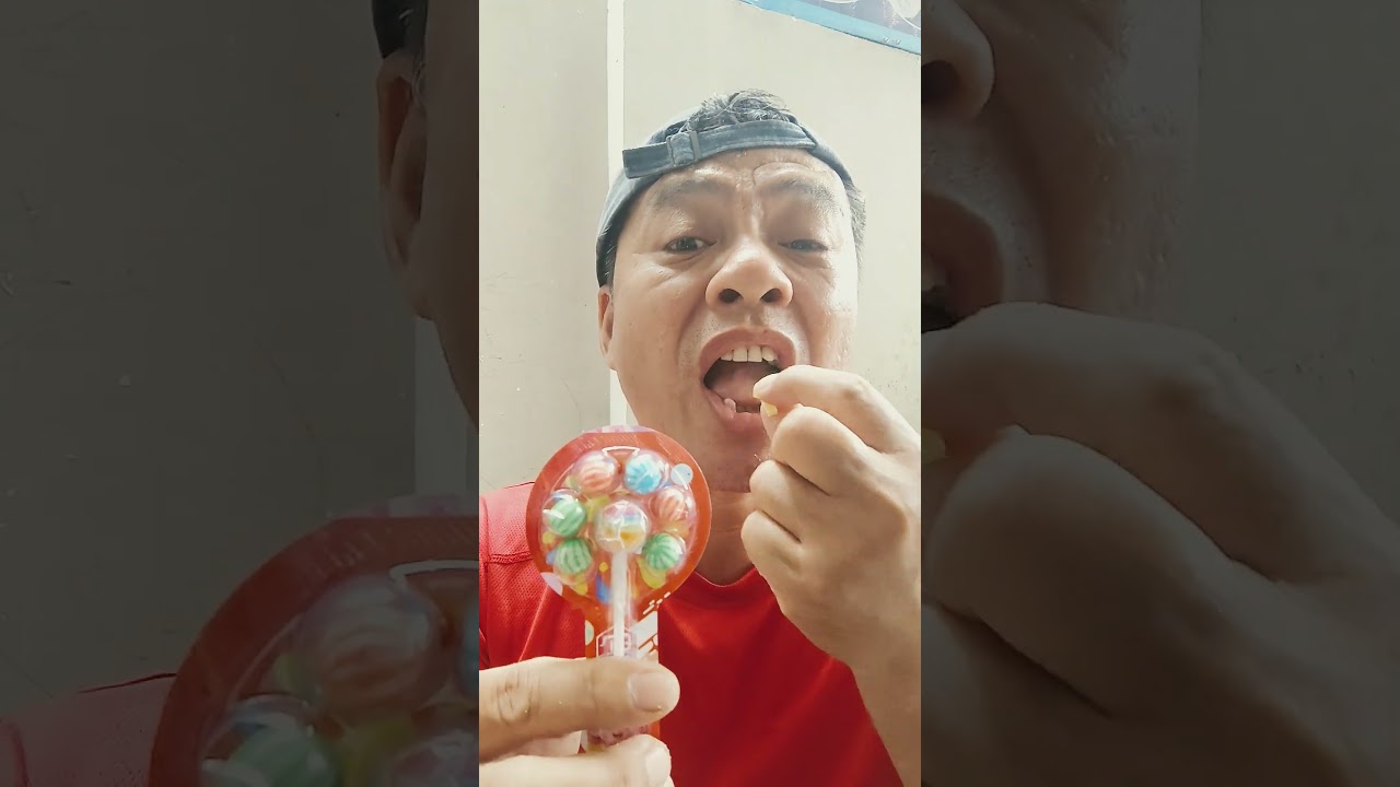 "👂 ASMR MAMBA FRUIT CHEWS CANDY RASPBERRY FLAVOR AND EATING SOUNDS 👂 