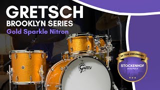 Gretsch Brooklyn Series - Gold Sparkle Nitron - Drums