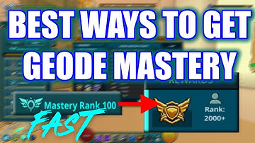 BEST WAYS TO GET GEODE MASTERY - Geode Mastery 60-100 in a week! Trove (Guide) 2020 Fast n Efficient