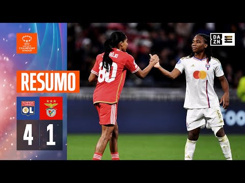 Resumo | Lyon 4-1 SL Benfica | Women's Champions League 23/24