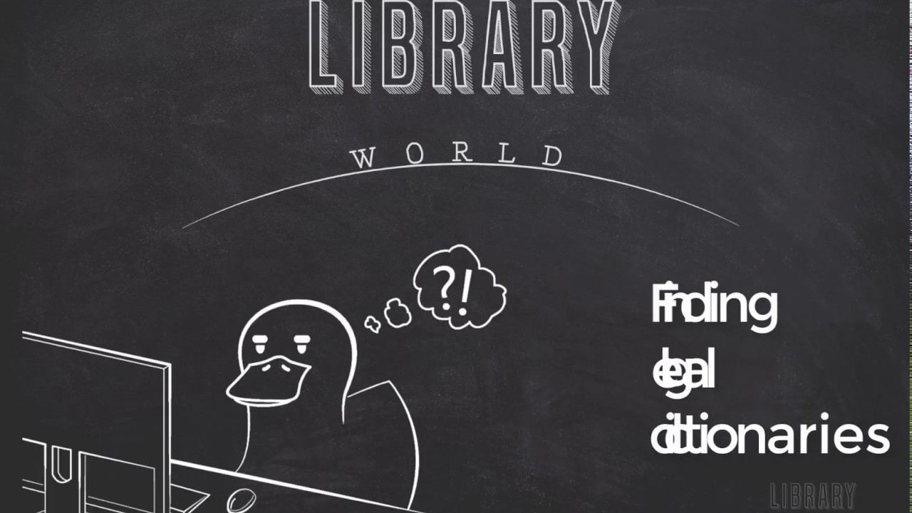 Legal dictionaries online YouTube