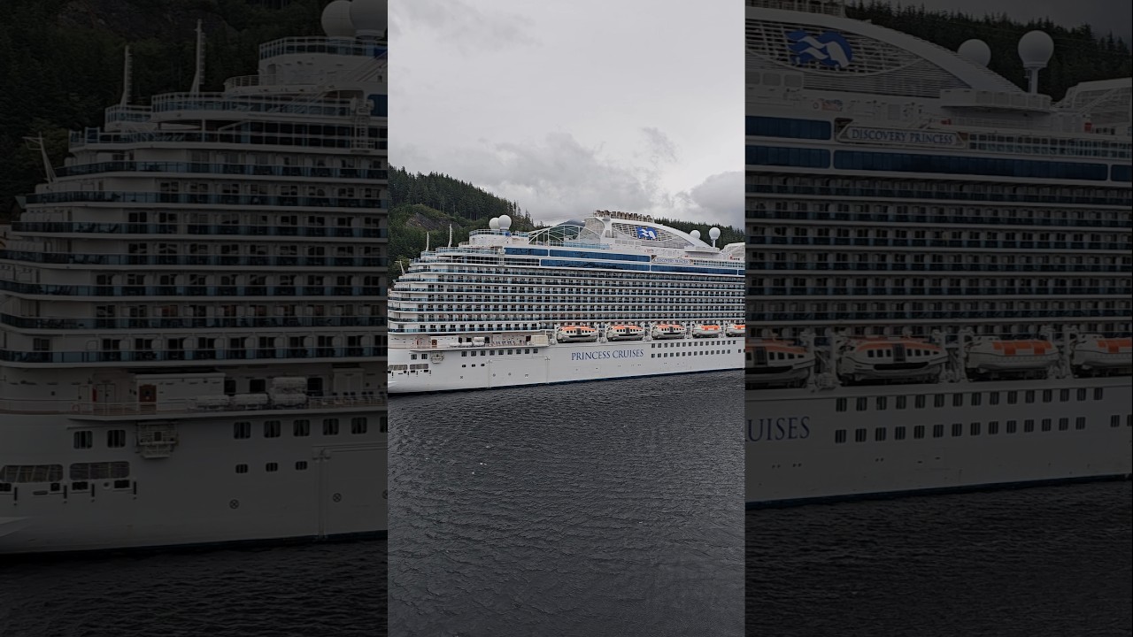 Discovery Princess Docked in Ketchikan, Alaska