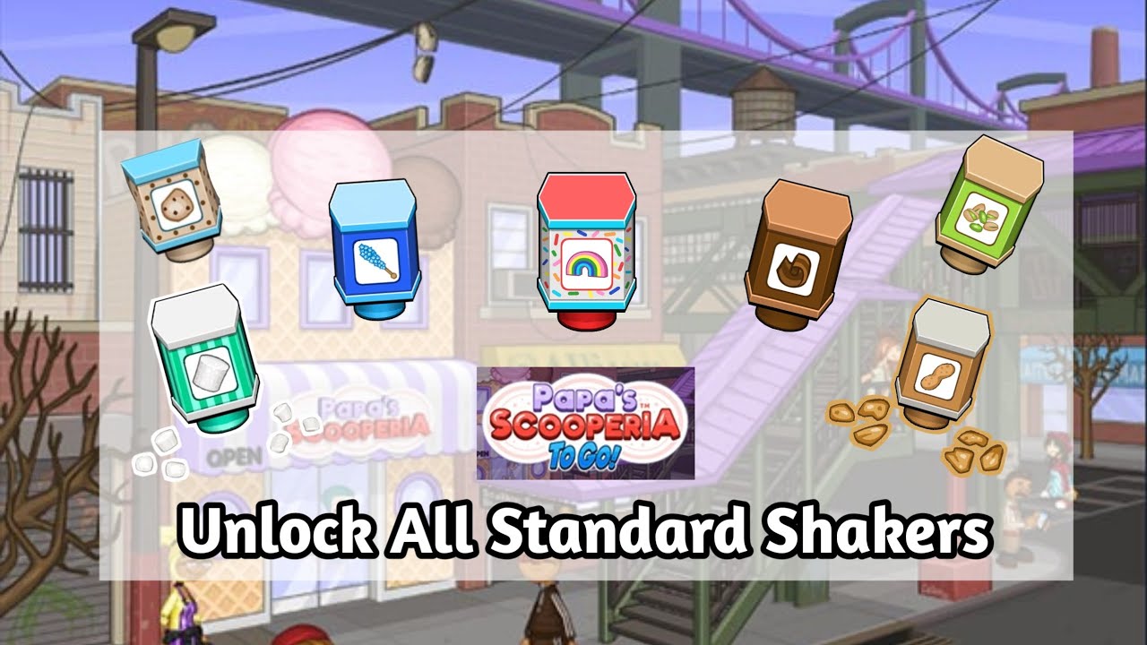 Papa's Scooperia: Unlock All Of The Standard Shakers Rank 43 44 Gameplay 