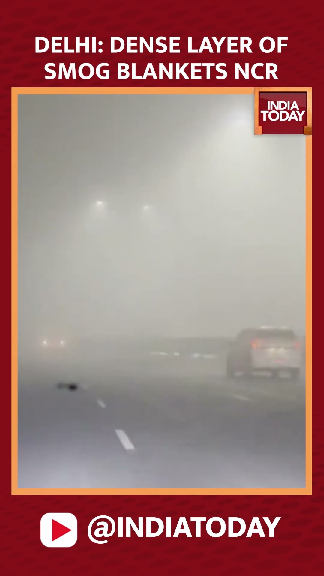 Delhi: Dense Fog Covers City Amid Intense Cold Wave | India Today