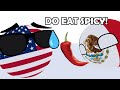 USA Tries Spicy Food [3D Countryballs Animation]