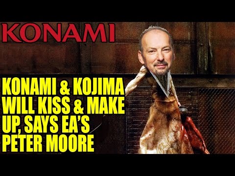 Konami & Kojima Will Kiss & Make Up Says EA&rsquo;s Peter Moore | Unlikely