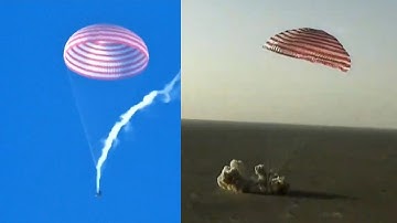 Shenzhou-21 landing with the Shenzhou-20 crew