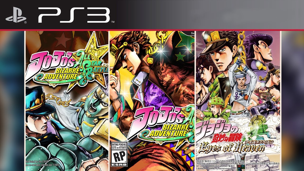 JoJo's Bizarre Adventure Games for PS3 