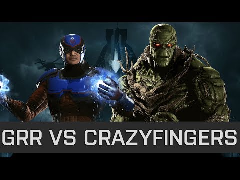 Injustice 2 - High Level FT10 - Grr (Atom) vs CrazyFingers (Swamp Thing)