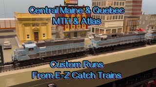 MTH & Atlas O-Scale Central Maine & Quebec #modeltrains #modelrailroad #train #mth