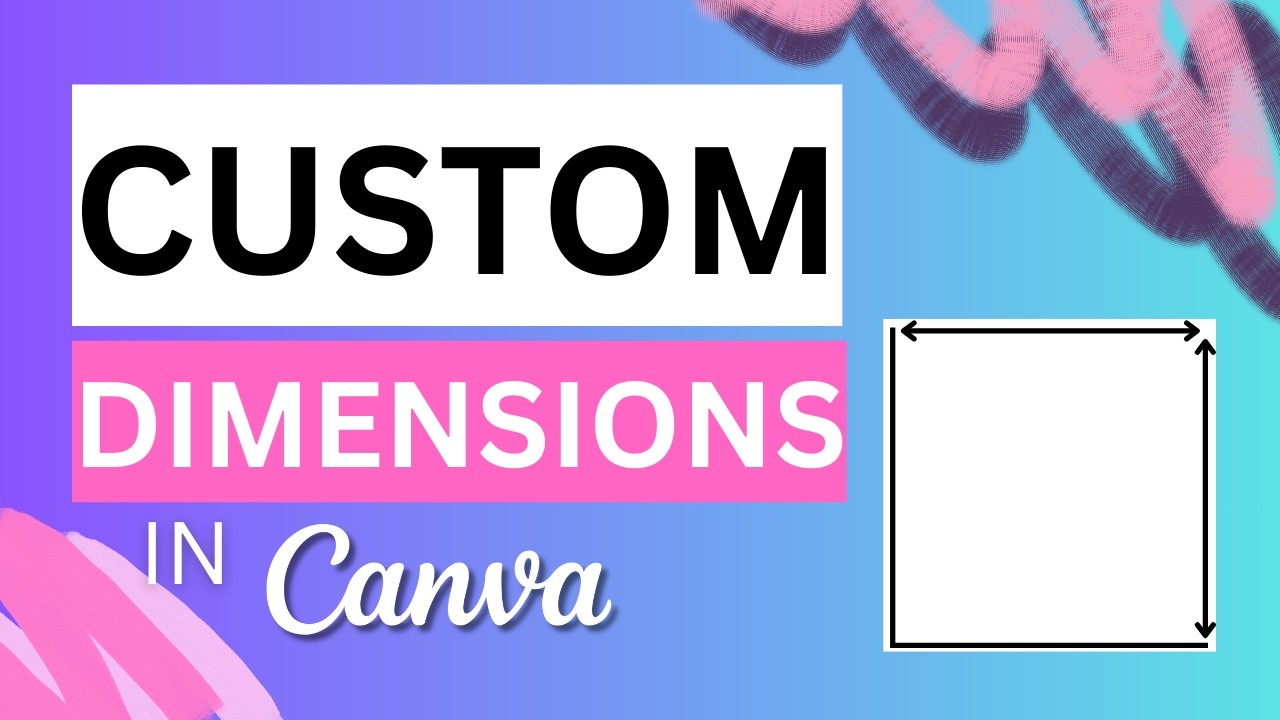 How to Create a Custom Size Design in Canva - YouTube