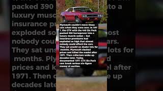 The Plymouth Nobody Wanted Until Auction Records Broke #shorts #automobile #cars