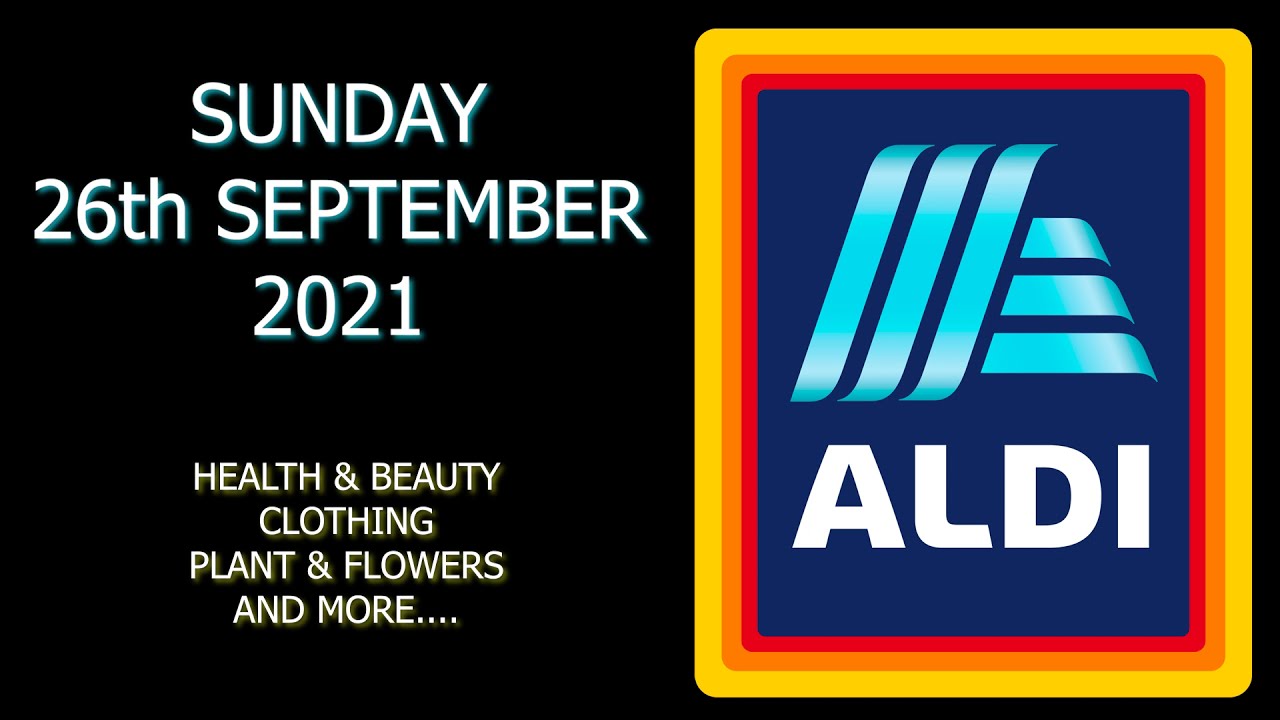 Aldi Special Buys Sunday 26th September 2021