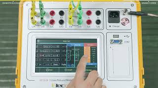(Spanish) MFTS-2A 3-Phase Transformer Ratio & Winding Resistance Analyzer | Full Operation Demo