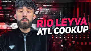 RIO LEYVA MAKING BEATS IN ATLANTA  FULL ATL COOK UP