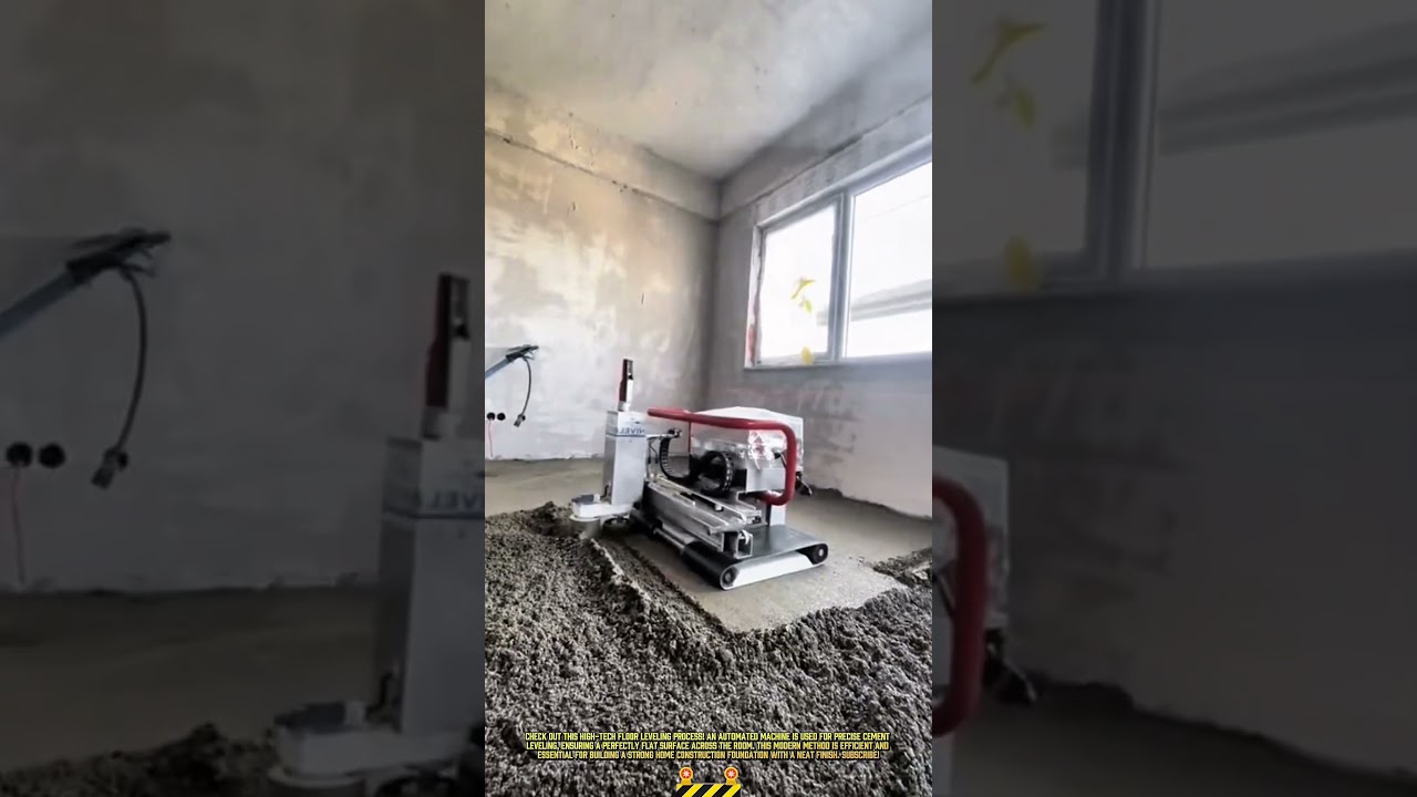 Floor Leveling & Smoothing Process- Construction Machinery Make Work Easy