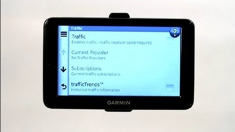 How to Disable the Traffic Option on a Garmin GPS : GPS Help