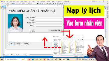 Phần mềm quản lý nhân sự, nghiệp vụ nạp file lý lịch vào textbox | Trại Huấn Luyện Coder iif