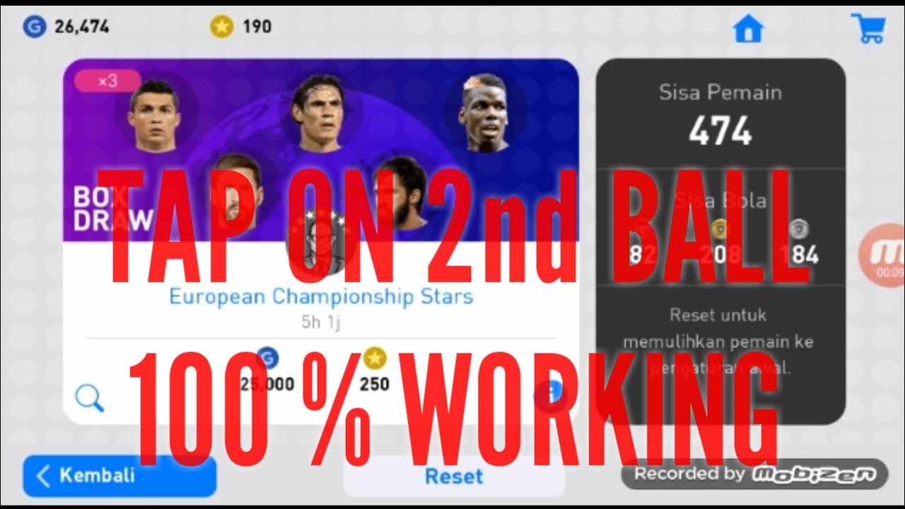 how to get black ball from european championship stars pes 2019 mobile