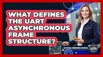 What Defines the UART Asynchronous Frame Structure?
