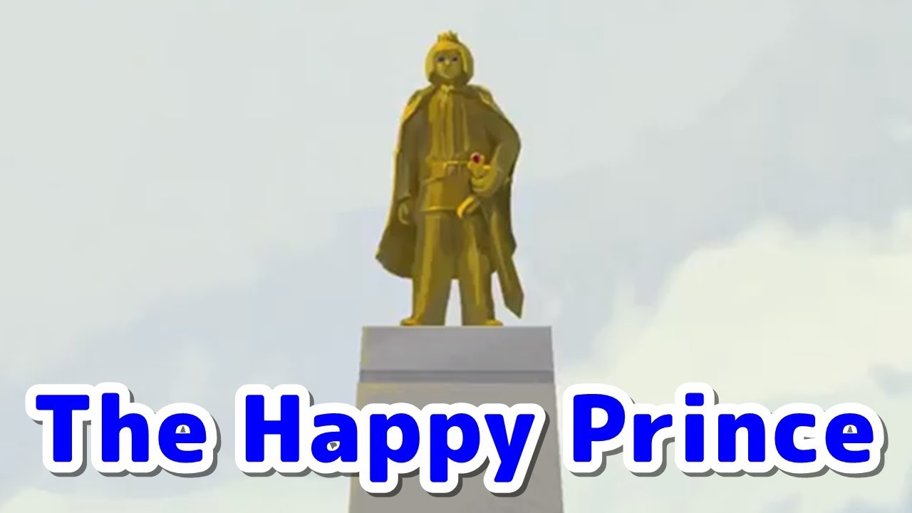 絵本読み聞かせ英語朗読 字幕付き 幸福な王子 The Happy Prince Japanese Fairy Tales In English Youtube