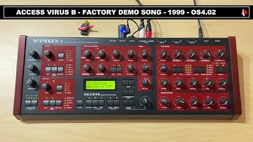 Access Virus B -  Factory Demo Song - 1999 - OS4.02
