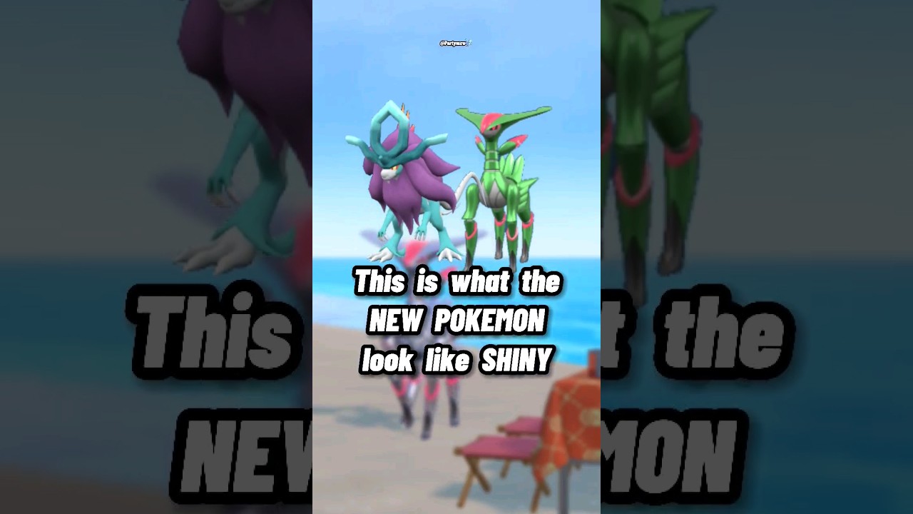The two NEW pokemon shiny forms ✨️