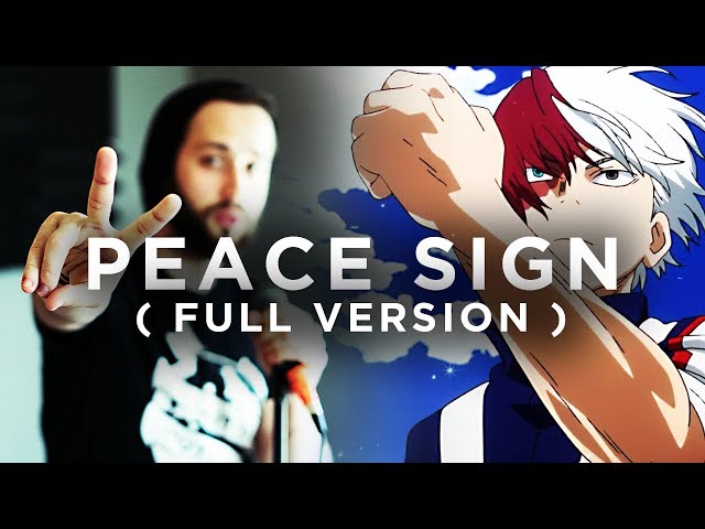 Boku No Hero Academia - PEACE SIGN - (FULL English Opening 2) OP cover by Jonathan Young class=