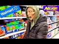 ZOMBIE SHOPS AT WALMART For Nerf Blaster!