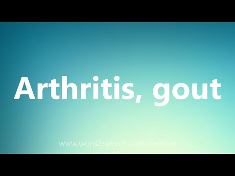 Video: Arthritis - Dictionary Of Medical Terms