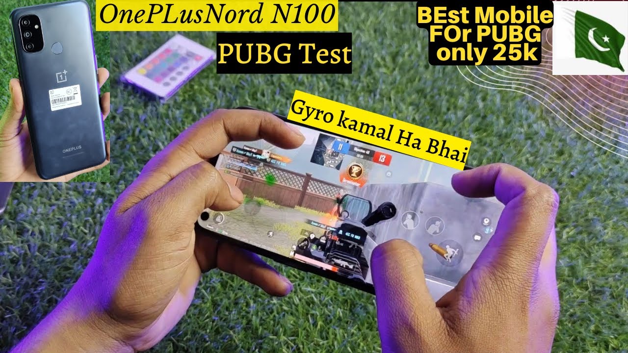 Oneplus Nord N100 PUBG Test | Best gyro performance| Best Mobile For