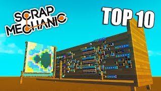 TOP 10 Náhodných Šíleností v Scrap Mechanic - Nakashi [CZ]