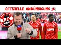 Fans im Jubel! Der 1. FC Köln hat gerade etwas Unglaubliches bestätigt! #fcköln
