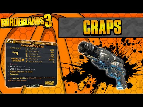 Video: Borderlands 3 - Lucky 7, ION CANNON, Boomer, Craps Und Andere Moxxis Heist Of The Handsome Jackpot-Waffenpositionen Erklärt