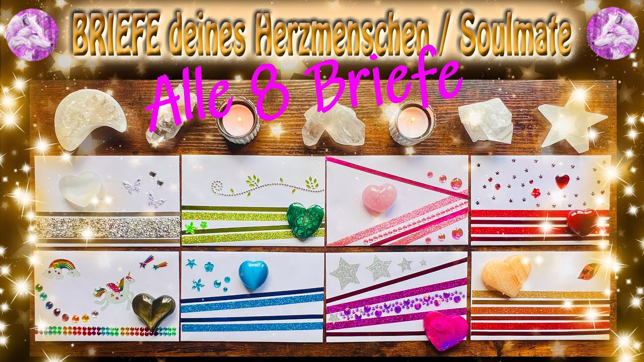 🐺Gechannelte Liebesbriefe💞ALLE 8 Briefe🐺 Auswahlorakel ☆ Tarot☆zeitlos