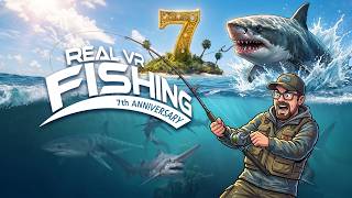 Megalodon Boss Fight! Real VR Fishing 7th Anniversary Event!