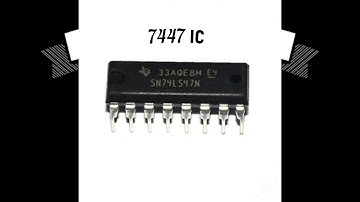 7447 BCD to 7-Segment Decoders/Drivers | Simulation on Circuit Maker 2000
