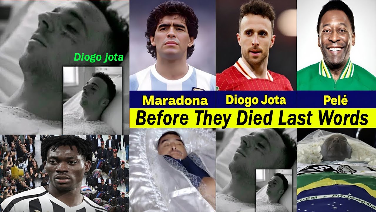 Top 5 Legendary Footballers’ Last Words Before Death । Diego Maradona । Pele । Diogo Jota । Emiliano
