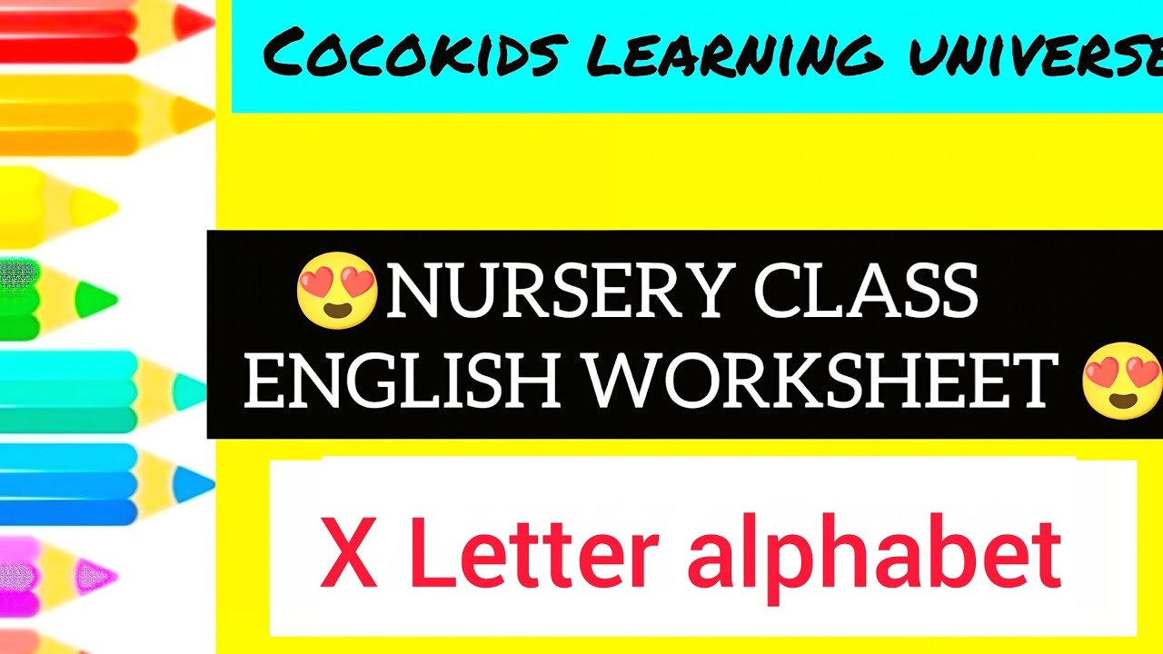 😍X Letter Alphabet Worksheet ✅Phonics & Tracing for Kids✅X अक्षर वर्कशीट बच्चों के लिए सीखें X 