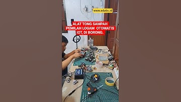 alat iot tong sampah pemilah logam otomatis, di borong! #iot #arduinoproject