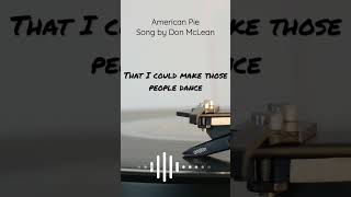 American Pie - Don McLean