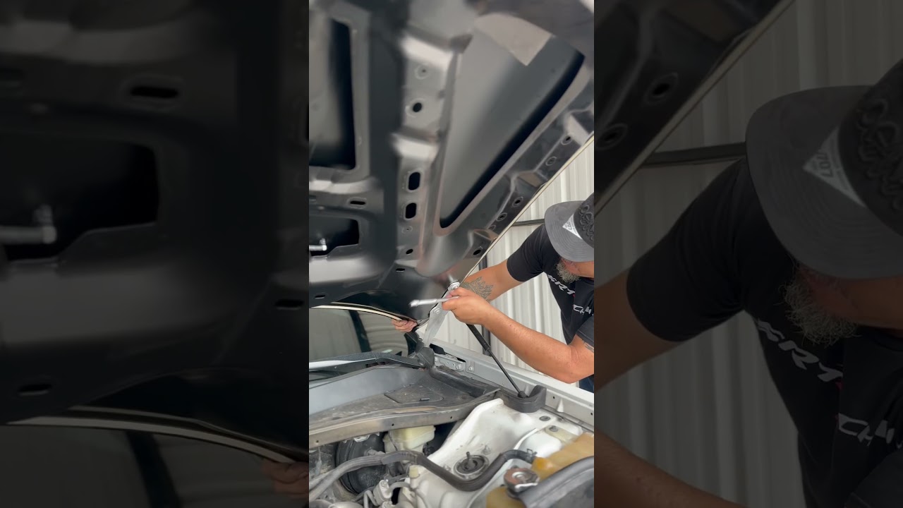 Installed a Hellcat Redeye hood on my Chrysler 300 s 