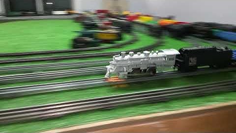 MARX 490 CHROME / PREWAR MOTOR ASSEMBLED FROM PARTS / 10 LIONEL CARS / 50% POWER