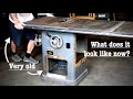 1972 delta unisaw table saw restoration