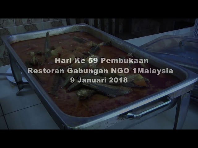 Hari Ke 59 Pembukaan Restoran Gabungan NGO 1Malaysia class=